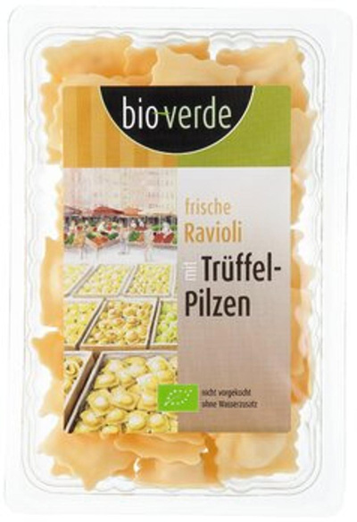 Produktfoto zu bioverde Ravioli mit Trüffelpilzen 250g