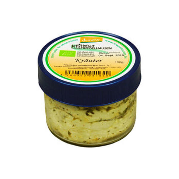 Produktfoto zu Frischkäse Kräuter Friedelhausen 45%  150g
