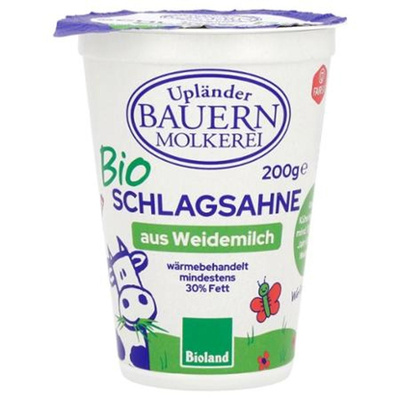Produktfoto zu Upländer Schlagsahne 32% 200g