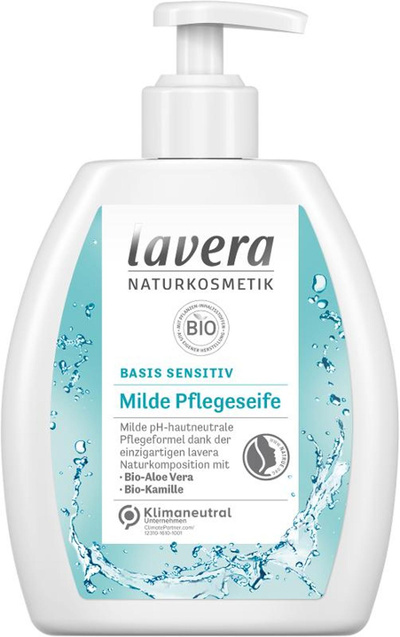 Produktfoto zu Lavera basis sensitiv milde Pflegeseife 250ml