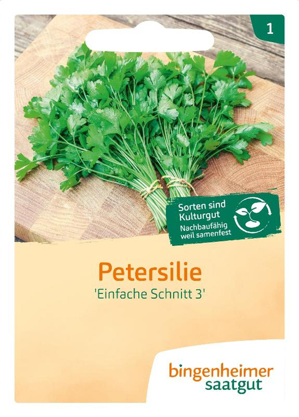 Produktfoto zu Bingenheimer Saatgut Petersilien Samen