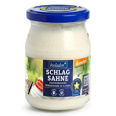 Produktfoto zu Bioladen* Demeter Schlagsahne 32%, 250g