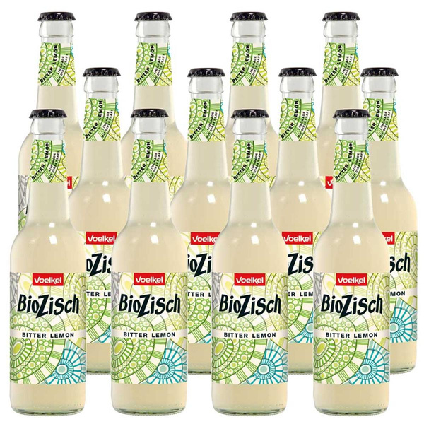 Produktfoto zu Kiste Voelkel Bio Zisch Bitter Lemon 12x0,33L
