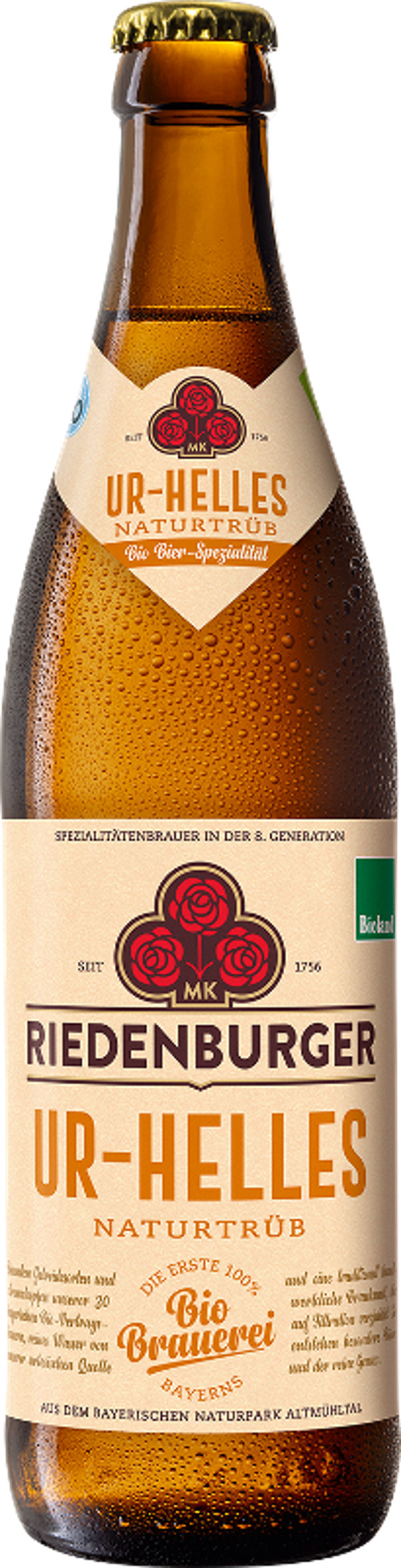 Produktfoto zu Riedenburger Ur Helles 0,5L