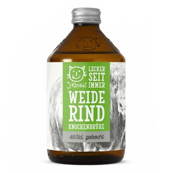 Produktfoto zu J. Kinski Weiderind Knochenbrühe 525ml