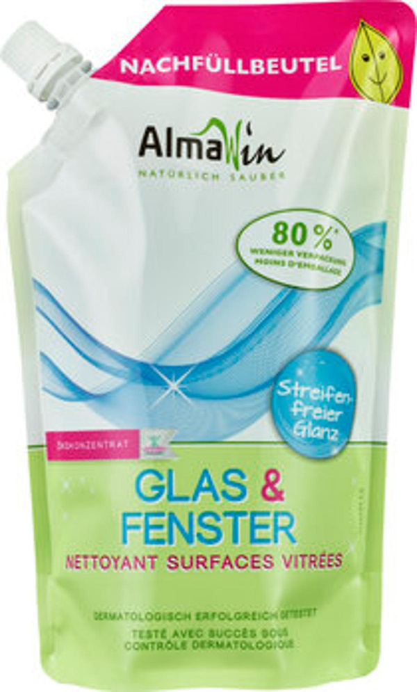 Produktfoto zu Almawin Glas & Fenster Nachfüllbeutel 500ml