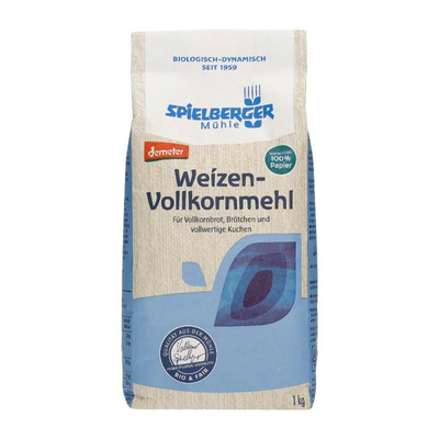 Produktfoto zu Spielberger Mühle Weizenvollkornmehl 1kg