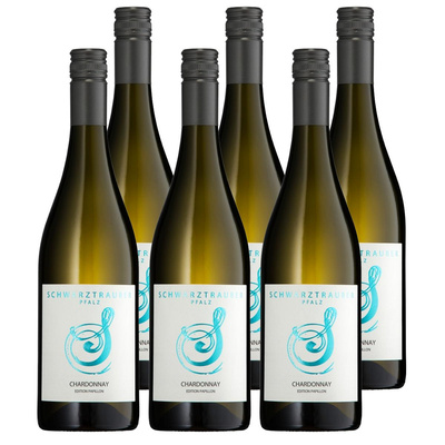 Produktfoto zu Kiste Weingut Schwarztrauber Chardonnay 6x0,75L