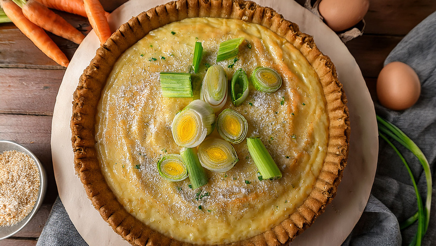 Rezeptbild für Lauch-Tarte