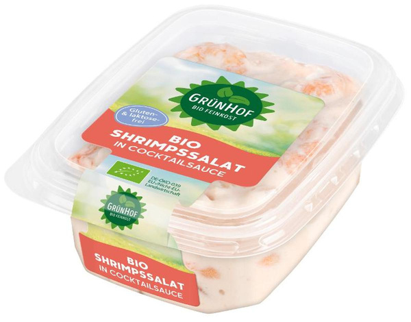 Produktfoto zu Grünhof Shrimps in Cocktailsauce 125g