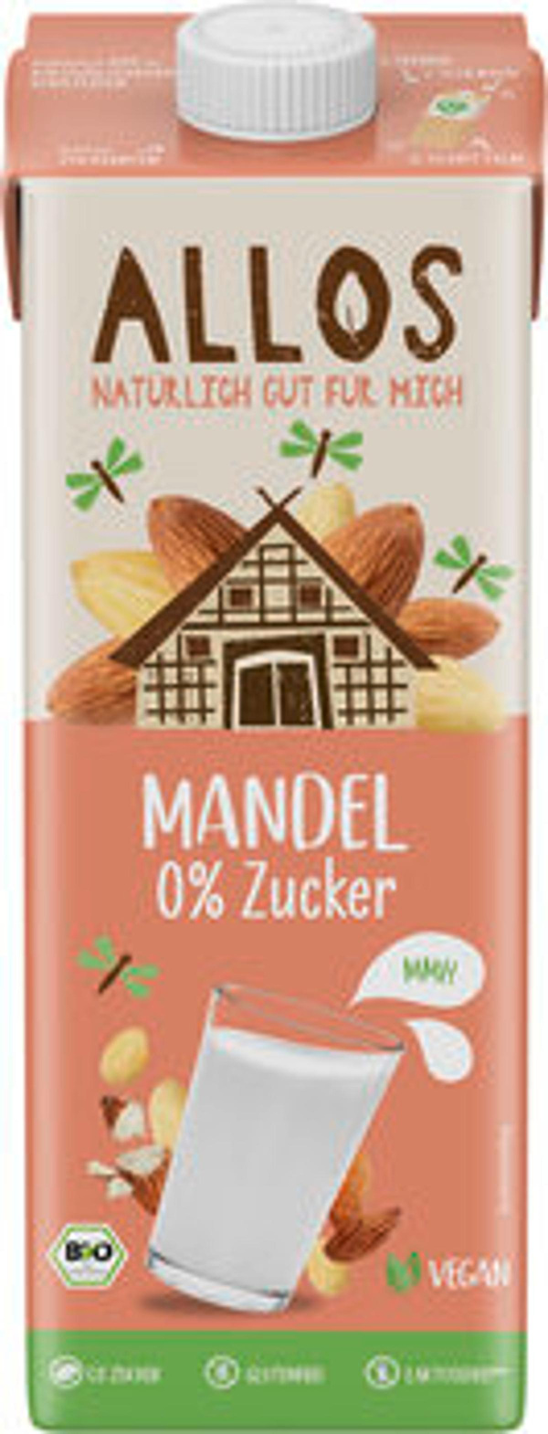 Produktfoto zu Allos Mandel Drink Naturell 1L