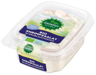 Produktfoto zu Grünhof Shrimps in Knoblauchsauce 125g