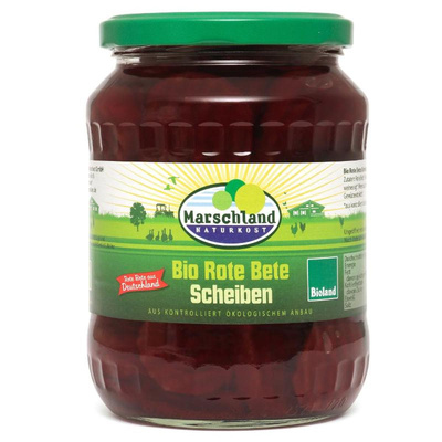 Produktfoto zu Marschland Rote Bete im Glas 670ml