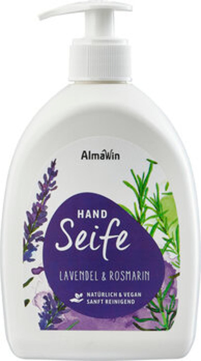 Produktfoto zu Almawin Flüssigseife Lavendel & Rosmarin 500ml