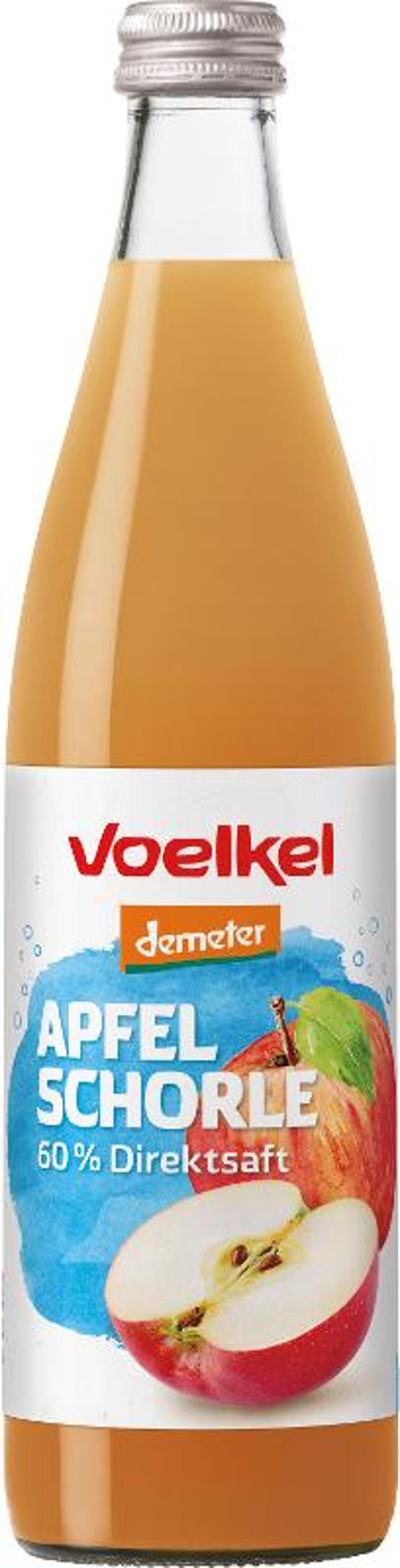 Produktfoto zu Voelkel Apfelschorle naturtrüb 0,5L