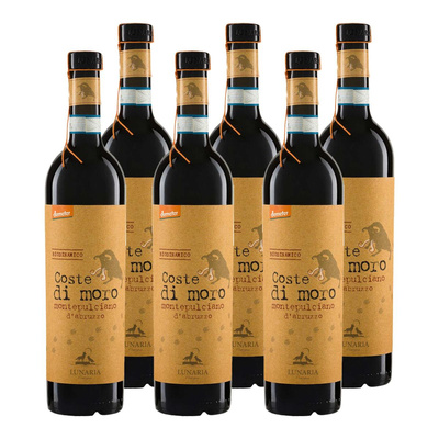Produktfoto zu Kiste Lunaria Coste di Moro Montepulciano d'Abruzzo 6x0,75L