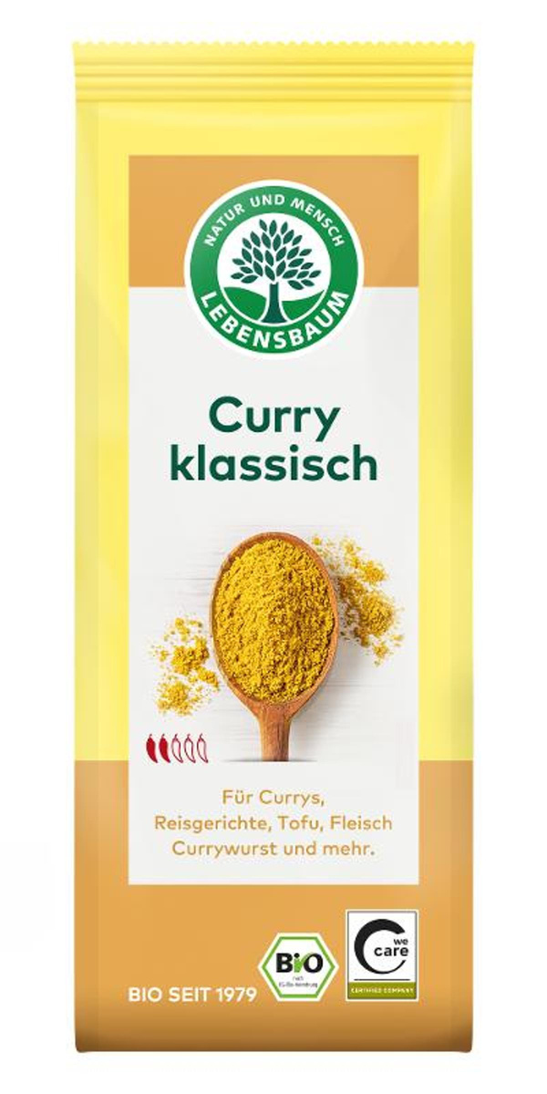Produktfoto zu Lebensbaum Currypulver klassisch 50g