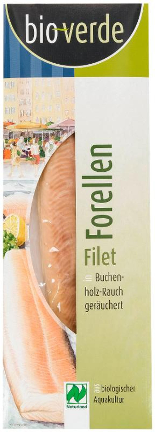 Produktfoto zu bioverde Forellen-Filet geräuchert 100g