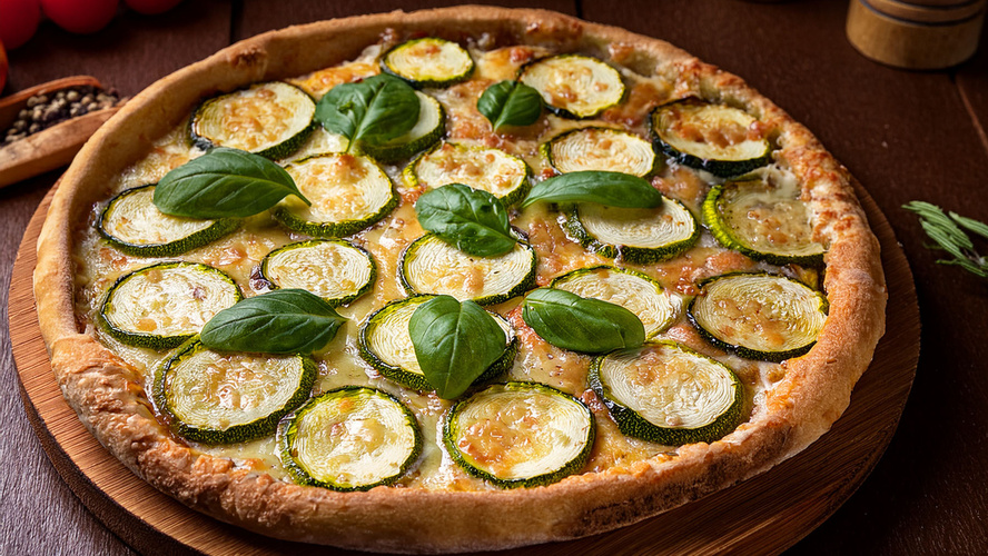 Rezeptbild für Zucchini-Pizza