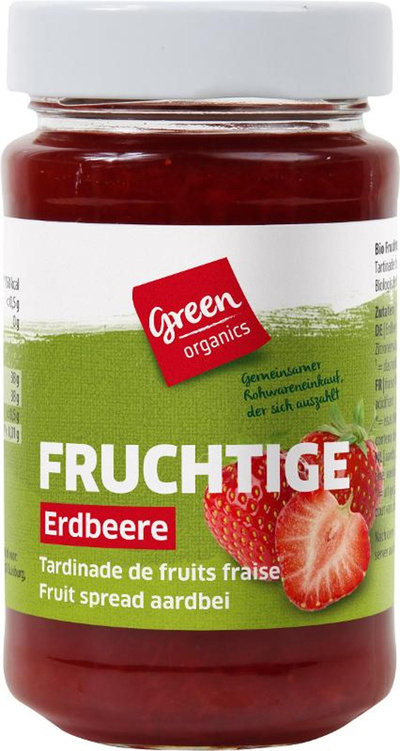 Produktfoto zu green Fruchtaufstrich Erdbeere 250g