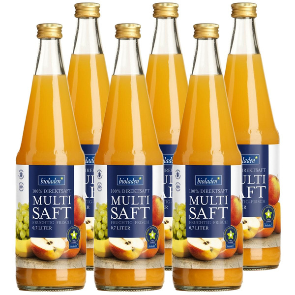 Produktfoto zu Kiste Bioladen* Multisaft 6x0,7L