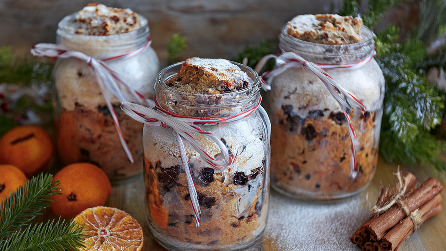 Rezeptbild für Stollen im Glas