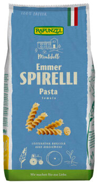 Produktfoto zu Rapunzel Emmer-Spirelli Semola 500g