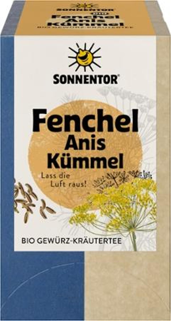Produktfoto zu SONNENTOR Fenchel-Anis-Kümmel Tee 18 TB