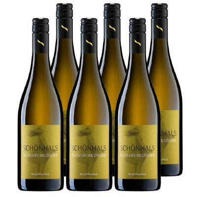 Produktfoto zu Kiste Schönhals Weißburgunder Muschelkalk 6x0,75L