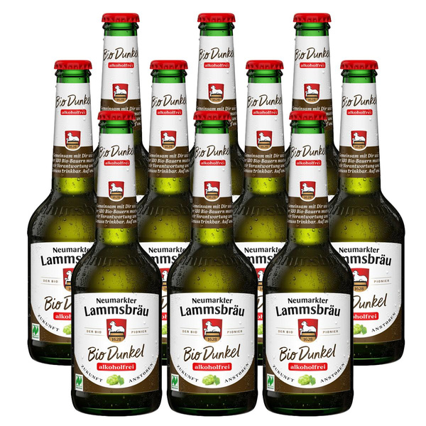Produktfoto zu Kiste Lammsbräu Dunkel alkoholfrei 10x0,33L