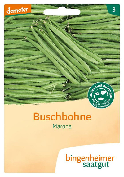 Produktfoto zu Bingenheimer Saatgut Buschbohnen Samen