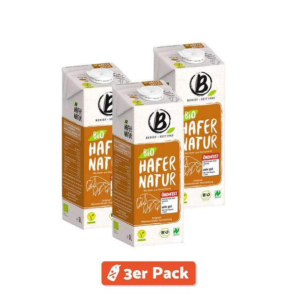 Produktfoto zu 3er Pack Berief Haferdrink natur