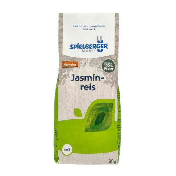Produktfoto zu Spielberger Mühle Jasminreis weiß 500g