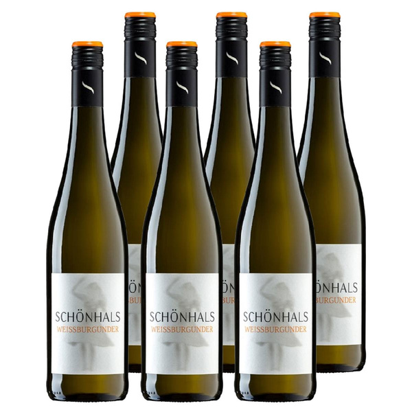 Produktfoto zu Kiste Weingut Schönhals Weißburgunder Rheinhessen  6x0,75L