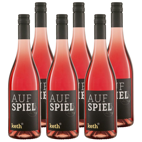 Produktfoto zu Kiste Keth Aufspiel rosé Rheinhessen 6x0,75L