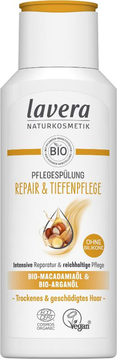 Produktfoto zu Lavera Pflegespülung Repair & Tiefenpflege 200ml