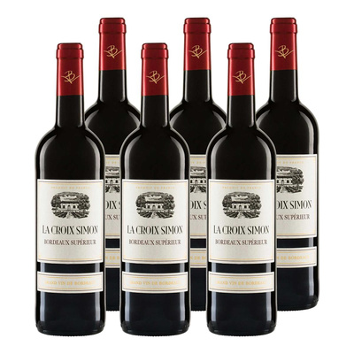Produktfoto zu Kiste La Croix Simon Bordeaux 6x0,75L