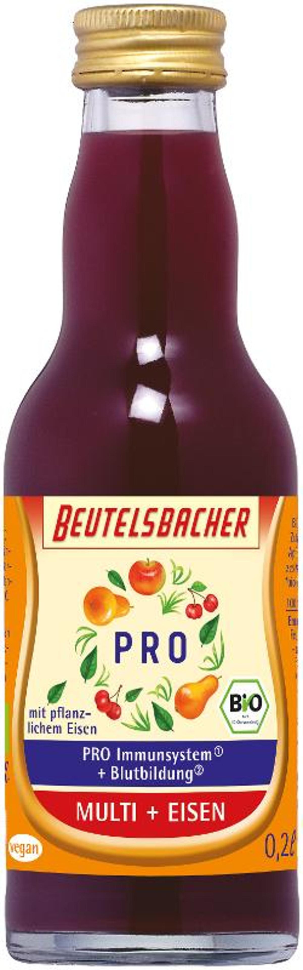 Produktfoto zu Beutelsbacher Multi + Eisen Pro 0,2L
