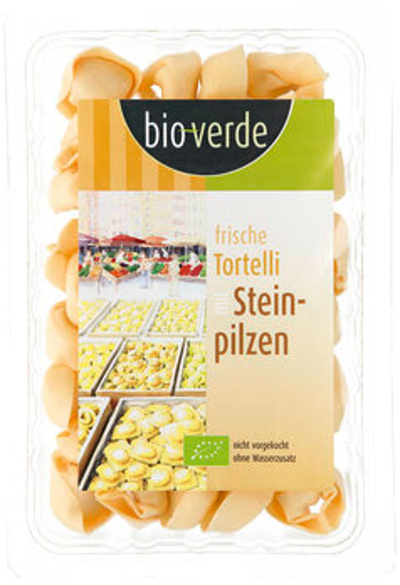Produktfoto zu bioverde Tortelli mit Steinpilz 250g