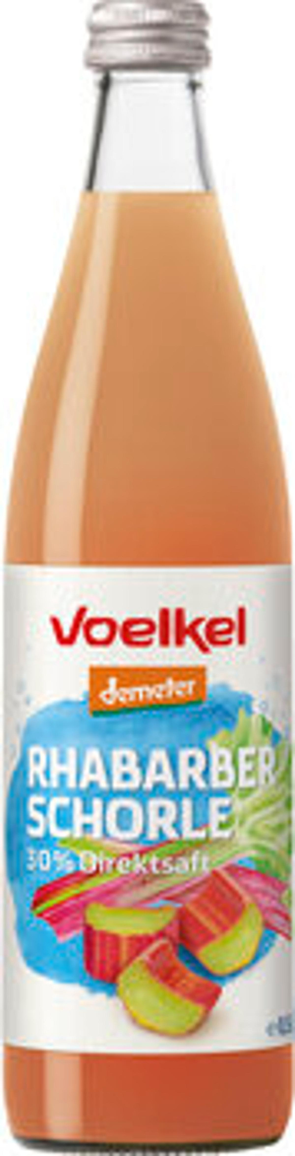 Produktfoto zu Voelkel Rhabarber Schorle 0,5L