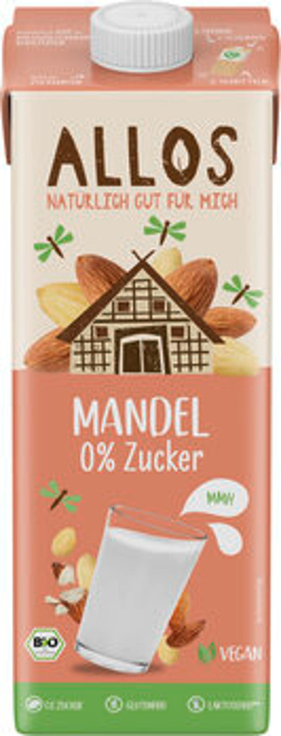 Produktfoto zu Allos Mandel Drink Naturell 1L