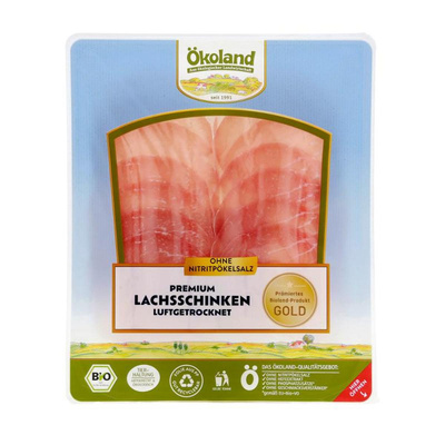 Produktfoto zu Ökoland Lachsschinken 80g