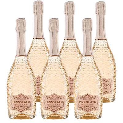 Produktfoto zu Kiste Spumante Rosé Extra-Dry Pizzolato 6x0,75L
