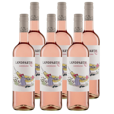 Produktfoto zu Kiste Landpartie alkoholfrei rosé 6x0,75l