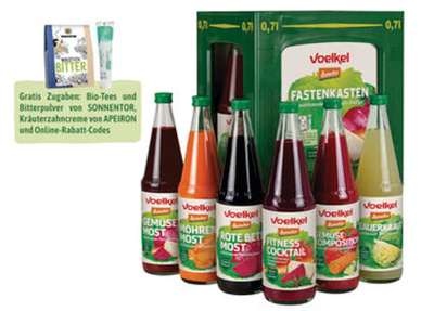 Produktfoto zu Voelkel Fastenkasten 6x0,7L