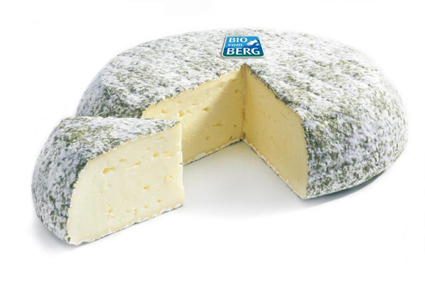 Produktfoto zu Kolsasser Korbkäse mit Bärlauch aus Heumilch