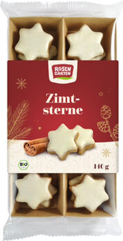 Produktfoto zu Rosengarten Zimtsterne 140g