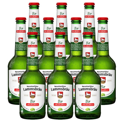 Produktfoto zu Kiste Lammsbräu alkoholfrei 10x0,33L