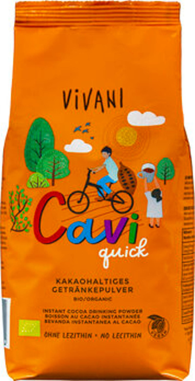 Produktfoto zu Vivani Cavi quick Kakaopulver 400g
