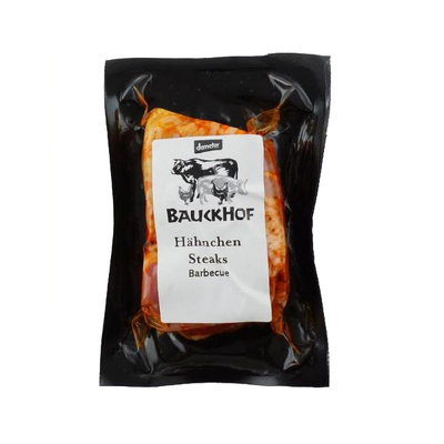 Produktfoto zu Bauckhof Hähnchensteaks 2er BBQ ca. 300g